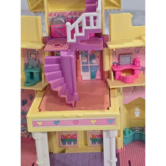 Vintage Polly Pocket Pop-Up Clubhouse Mansion Bluebird 1995 House Only‎ VIDEO - Picture 5 of 16